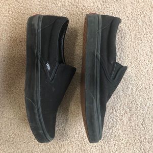 Men’s Black Vans - Like New